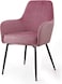 Wooden Twist Grievous Modern Cafe Dining Chair Metal Legs