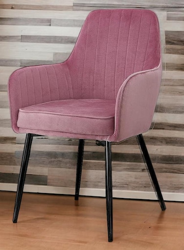 Wooden Twist Grievous Modern Cafe Dining Chair Metal Legs