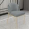 Wooden Twist Voguish Modern Cafe Dining Chair Metal Legs