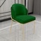Wooden Twist Voguish Modern Cafe Dining Chair Metal Legs