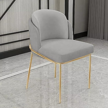 Wooden Twist Voguish Modern Cafe Dining Chair Metal Legs