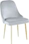Wooden Twist Bistro Metal Legs Modern Cafe Dining Chair Metal Legs