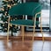 Wooden Twist Tavern Modern Cafe Dining Chair Metal Legs