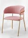 Wooden Twist Tavern Modern Cafe Dining Chair Metal Legs