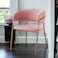 Wooden Twist Tavern Modern Cafe Dining Chair Metal Legs