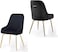 Wooden Twist Echelon Modern Cafe Dining Chair Wih Metal Legs
