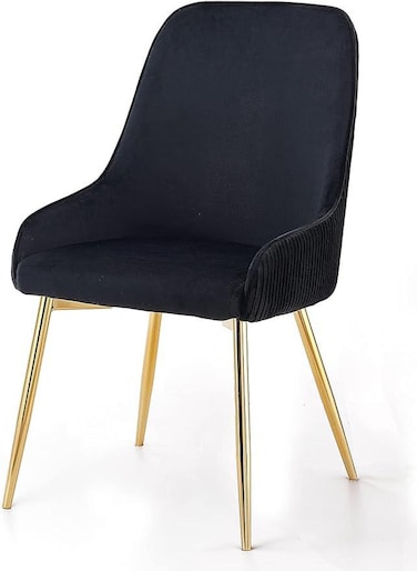 Wooden Twist Echelon Modern Cafe Dining Chair Wih Metal Legs