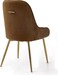 Wooden Twist Echelon Modern Cafe Dining Chair Wih Metal Legs