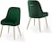 Wooden Twist Echelon Modern Cafe Dining Chair Wih Metal Legs