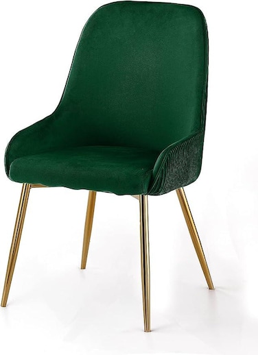 Wooden Twist Echelon Modern Cafe Dining Chair Wih Metal Legs