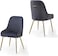Wooden Twist Echelon Modern Cafe Dining Chair Wih Metal Legs