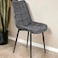 Wooden Twist Stow Design Modern Cafe Dining Chair Metal Legs