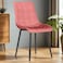 Wooden Twist Stow Design Modern Cafe Dining Chair Metal Legs