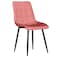 Wooden Twist Stow Design Modern Cafe Dining Chair Metal Legs