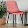 Wooden Twist Stow Design Modern Cafe Dining Chair Metal Legs