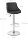 Wooden Twist Languish Design Modern Studio, Cafe Chair Metal Legs