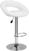Wooden Twist Motif Design Modern Studio, Cafe Chair Metal Legs