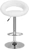 Wooden Twist Motif Design Modern Studio, Cafe Chair Metal Legs