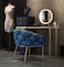 Wooden Twist Bubble Design Metallic Legs Soft Comfortable Holland Fabric Armrest Chair For Living Room