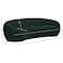 Snug Rounded Back Rich Green Modern Boucle Sofa