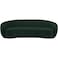 Snug Rounded Back Rich Green Modern Boucle Sofa