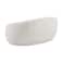 Snug Rounded Back Rich Cream Modern Boucle Sofa