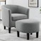 Wooden Twist Elenk Teak Wood Sleeper Chair with Ottoman Stool