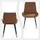 Wooden Twist Modern Margin Living Room Dining Chair ( Pack of 1 )