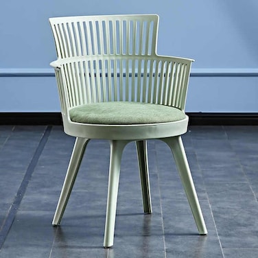 Wooden Twist Fictile Outdoor Cafe Chair Stylish Dining Chair for Plastic Cafe Restaurant Chair
