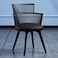 Wooden Twist Fictile Outdoor Cafe Chair Stylish Dining Chair for Plastic Cafe Restaurant Chair