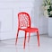 Wooden Twist Flexile Strong Modern Back Stacking Chair Stylish Dining Chair for Plastic Cafe Restaurant, Indoor &amp; Outdoor Use