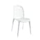 Wooden Twist Flexile Strong Modern Back Stacking Chair Stylish Dining Chair for Plastic Cafe Restaurant, Indoor &amp; Outdoor Use