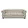 Wooden Twist Destro Premium Living Room Chesterfield 3 Seater ( Beige )