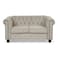 Wooden Twist Destro Premium Living Room Chesterfield 2 Seater ( Beige )