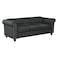 Wooden Twist Destro Premium Living Room Chesterfield 3 Seater ( Dark Grey )