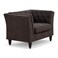 Wooden Twist Fresco Premium Living Room Chesterfield Single ( Brown )
