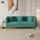 Wooden Twist Opulent Modern Sofa Elegant Velvet Seating 3 Seater Sofa Set