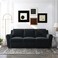 Wooden Twist Luxe Velvet Modern 3 Seater Sofa Set