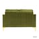 Wooden Twist Avi&oacute;n Solid Wood Loveseat 2-Seater Bench with Two Cushions
