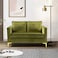 Wooden Twist Avi&oacute;n Solid Wood Loveseat 2-Seater Bench with Two Cushions