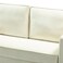 Wooden Twist Avi&oacute;n Solid Wood Loveseat 2-Seater Bench with Two Cushions