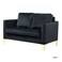 Wooden Twist Avi&oacute;n Solid Wood Loveseat 2-Seater Bench with Two Cushions