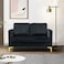 Wooden Twist Avi&oacute;n Solid Wood Loveseat 2-Seater Bench with Two Cushions