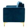 Wooden Twist Avi&oacute;n Solid Wood Loveseat 2-Seater Bench with Two Cushions