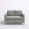Wooden Twist Avi&oacute;n Solid Wood Loveseat 2-Seater Bench with Two Cushions