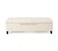 Wooden Twist Solid Wood Flip Top Storage Bench Couch ( Ivory )