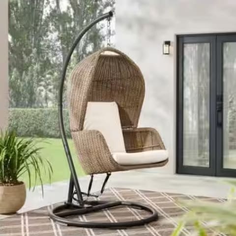 Sam's Club Egg Chair With Cup Holder Outdoor Egg Rocking