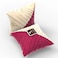 Wooden Twist Fabrahome Abstract Square Velvet Cushion Cover Set of 2 ( Multicolor )