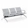 Wooden Twist Endura Modern Heavy-Duty 3-Seater Bench Office &amp; Reception Seating