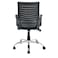 Wooden Twist Ergonomic Breathable Mesh Back Office Chair with 360&deg; Swivel Height Adjustable Lever, Rocking Tilt Lock and Thick Cushion Seat